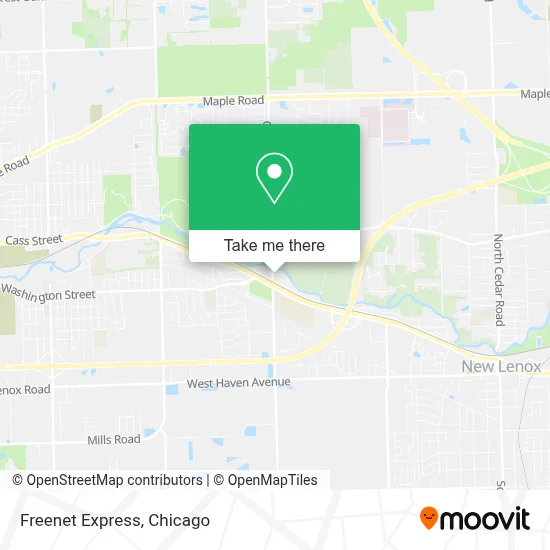 Freenet Express map