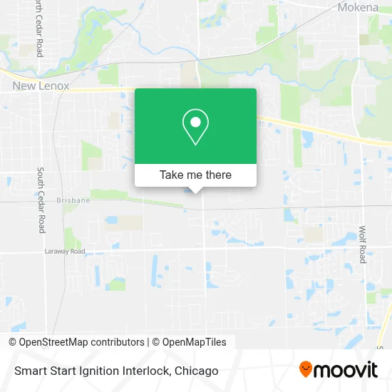 Smart Start Ignition Interlock map