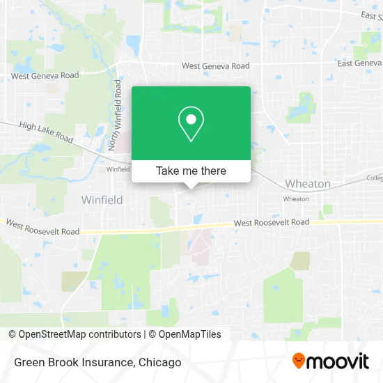 Green Brook Insurance map