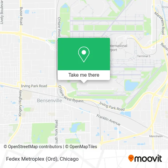 Fedex Metroplex (Ord) map
