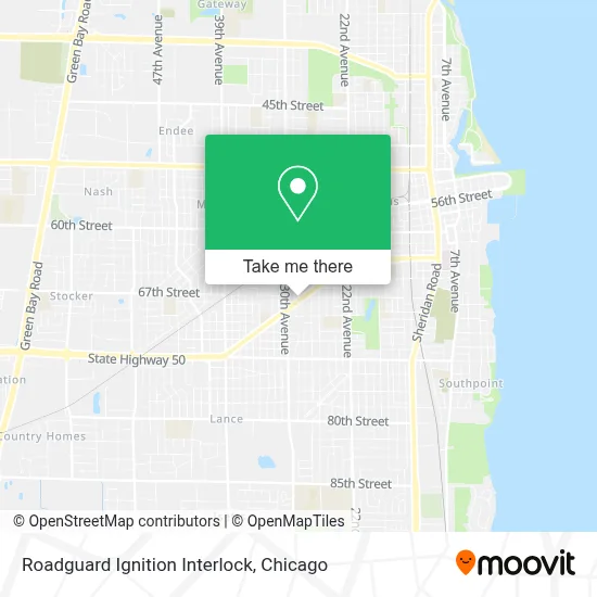 Roadguard Ignition Interlock map
