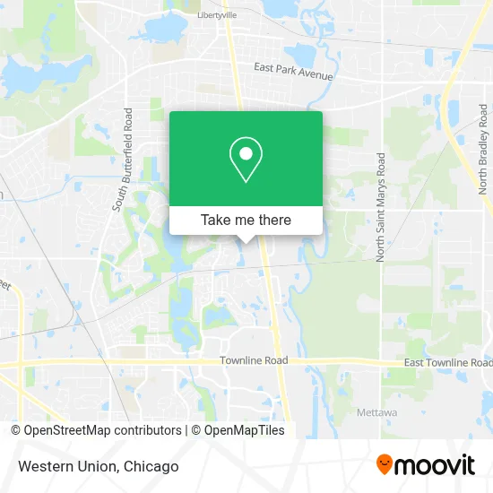 Western Union map