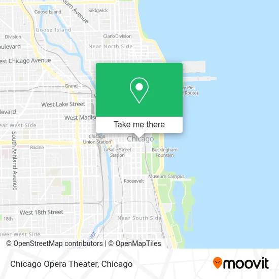 Chicago Opera Theater map