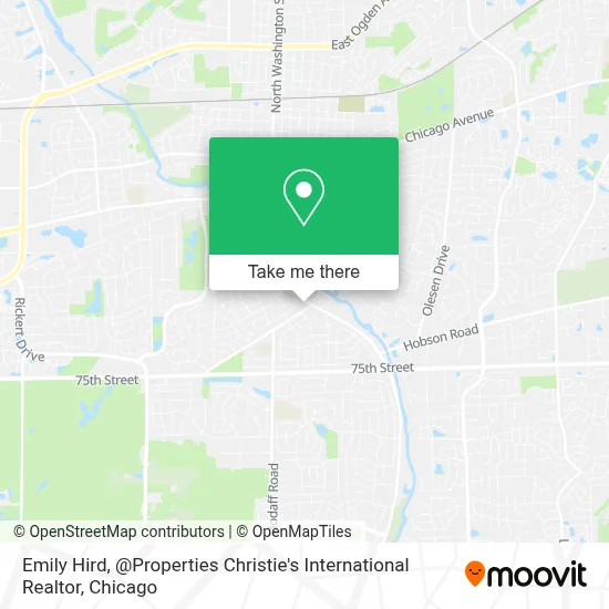 Emily Hird, @Properties Christie's International Realtor map