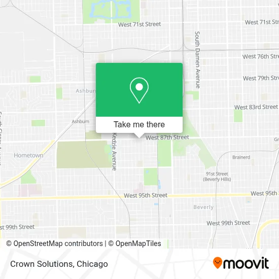 Crown Solutions map