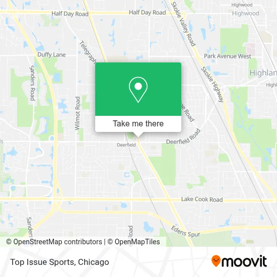 Top Issue Sports map