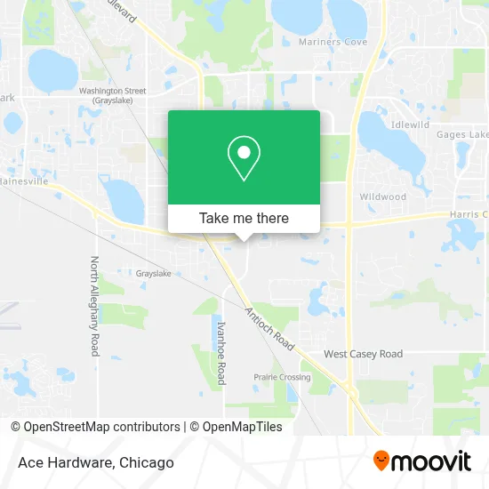 Ace Hardware map
