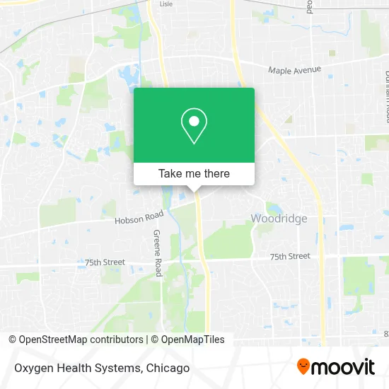 Oxygen Health Systems map