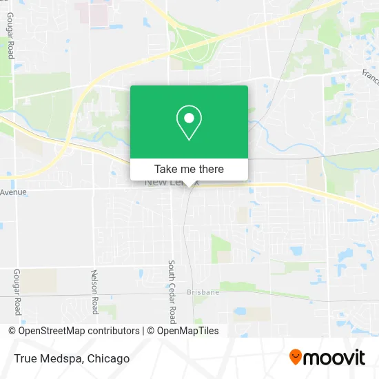 True Medspa map