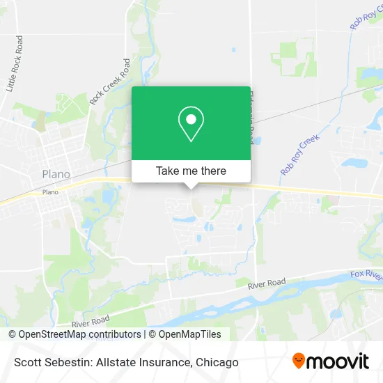 Scott Sebestin: Allstate Insurance map