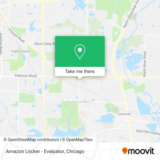 Amazon Locker - Evaluator map