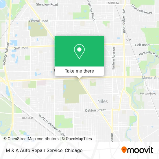 M & A Auto Repair Service map