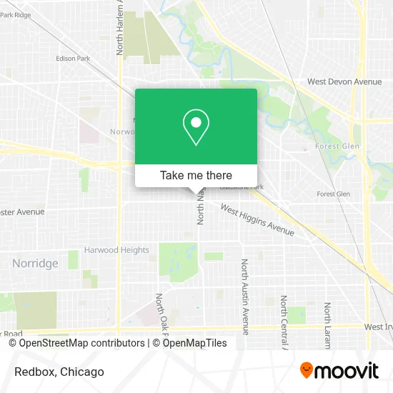 Redbox map
