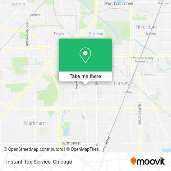 Instant Tax Service map