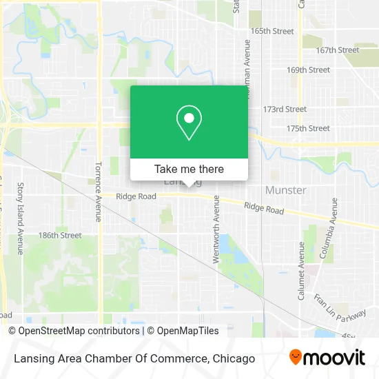 Lansing Area Chamber Of Commerce map