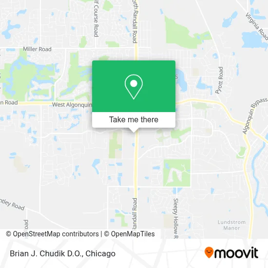 Brian J. Chudik D.O. map
