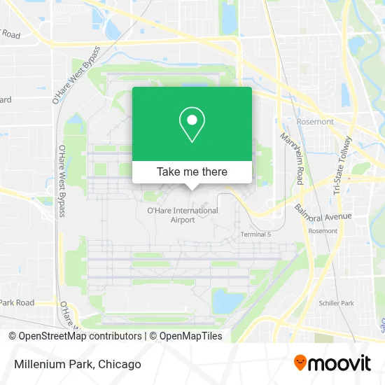 Millenium Park map