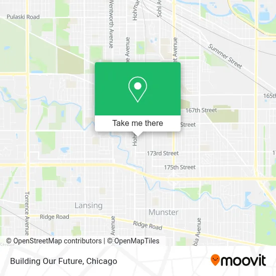 Building Our Future map