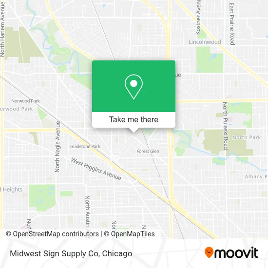 Midwest Sign Supply Co map