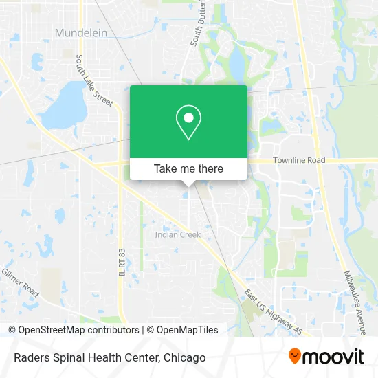 Raders Spinal Health Center map
