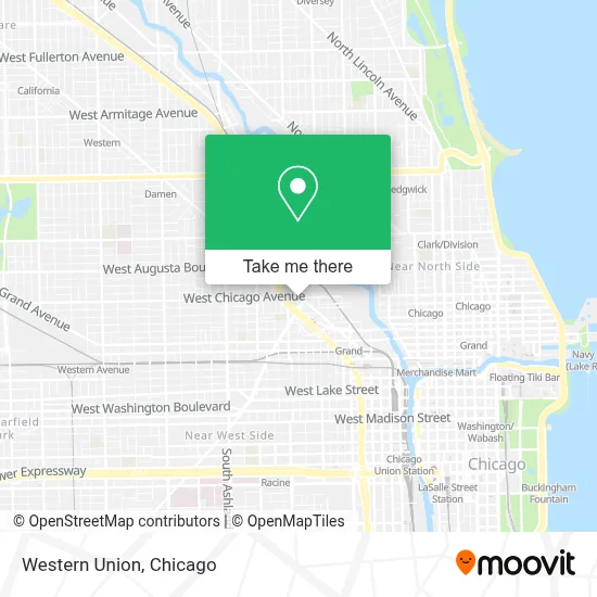 Western Union map