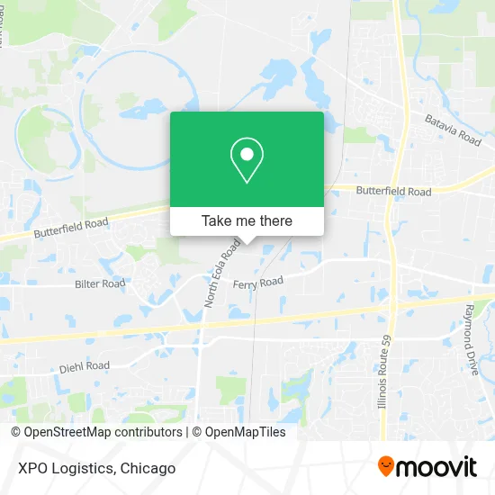 Xpo Logistics map