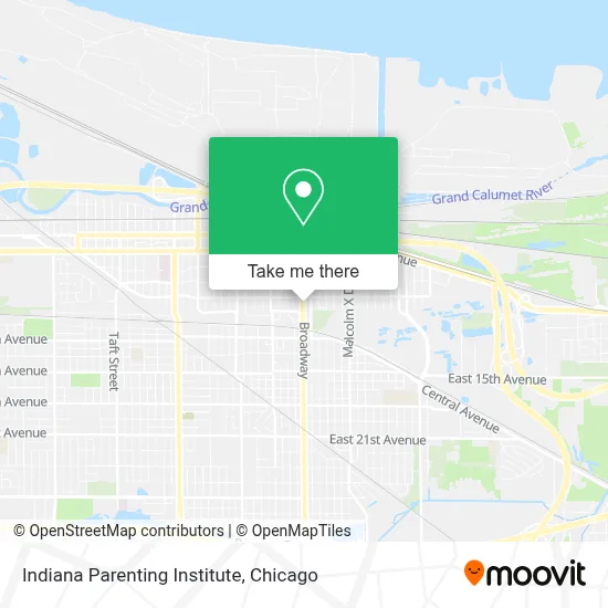Indiana Parenting Institute map