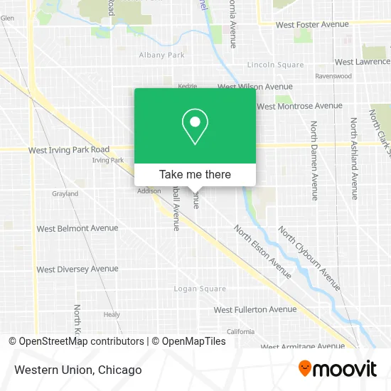 Western Union map