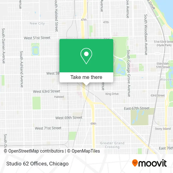 Studio 62 Offices map