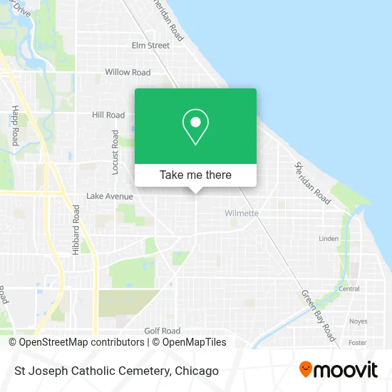 St Joseph Catholic Cemetery map