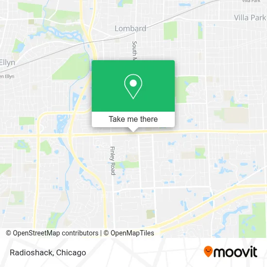 Radioshack map