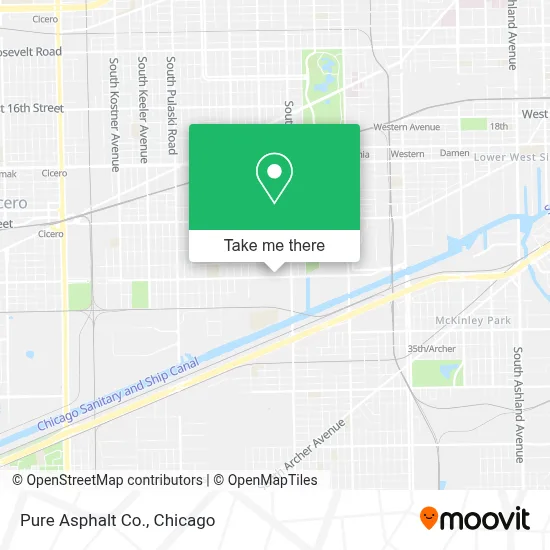 Pure Asphalt Co. map