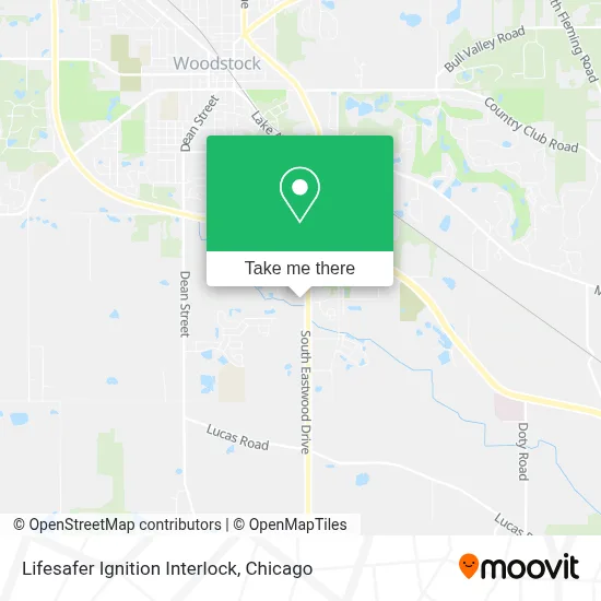 Lifesafer Ignition Interlock map