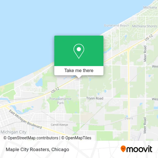 Maple City Roasters map