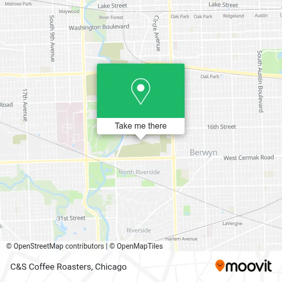 C&S Coffee Roasters map