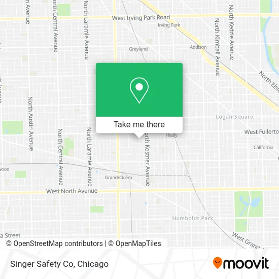 Singer Safety Co map