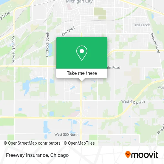 Freeway Insurance map