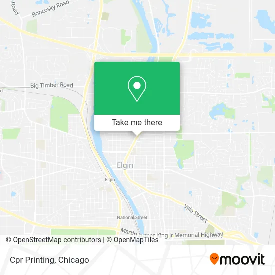 Cpr Printing map