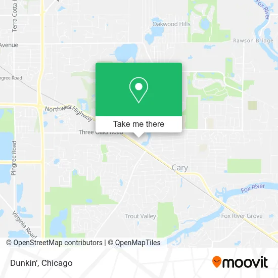 Dunkin' map