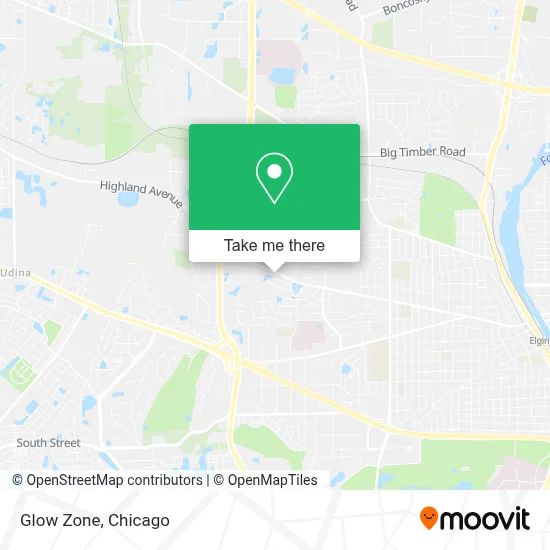 Glow Zone map