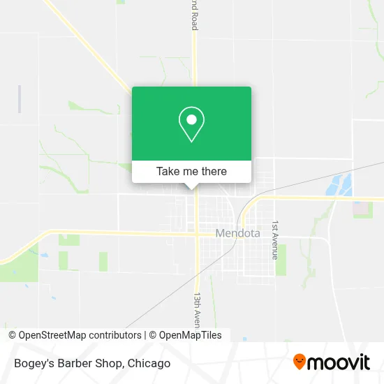 Bogey's Barber Shop map