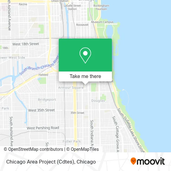Chicago Area Project (Cdtes) map