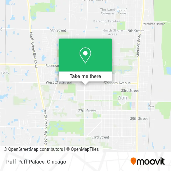 Puff Puff Palace map