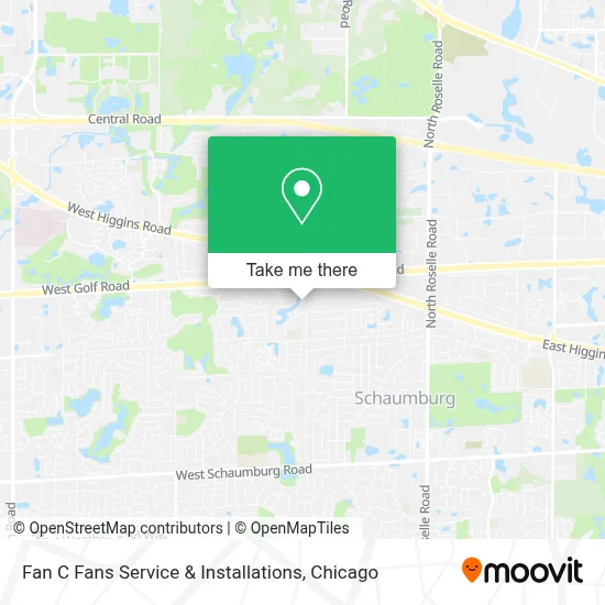 Fan C Fans Service & Installations map