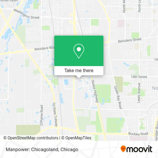 Manpower: Chicagoland map
