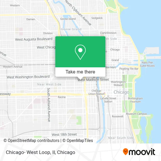 Chicago- West Loop, Il map