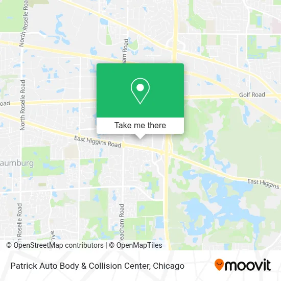 Patrick Auto Body & Collision Center map