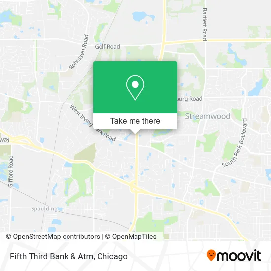 Fifth Third Bank & Atm map