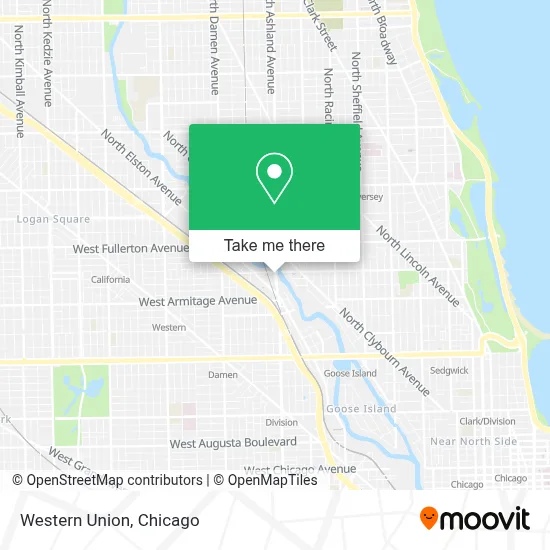Western Union map