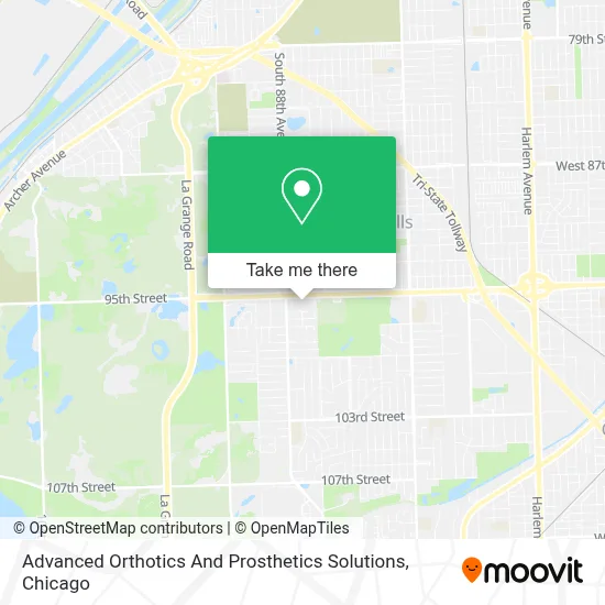 Advanced Orthotics And Prosthetics Solutions map